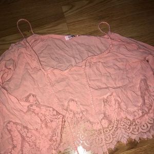 cold shoulder crop top